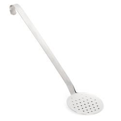 (4 bucăți) Lingură pentru spumă - Ø 200 mm - Lungime mâner: 700 mm - Oțel inoxidabil