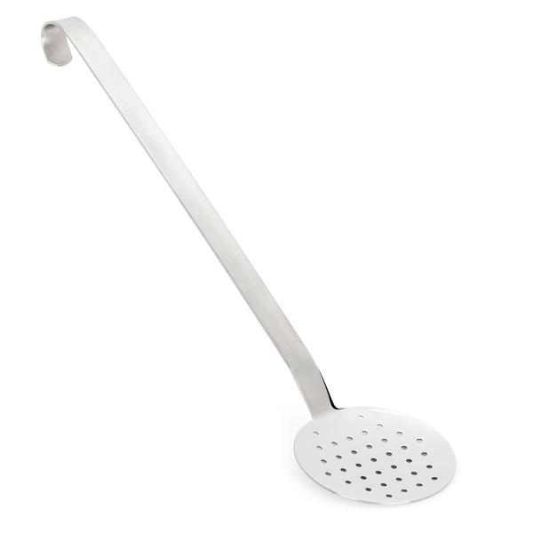 Écumoire inox - Ø 79mm - Longueur du manche : 280mm - Acier inoxydable - ronde
