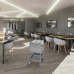 Carro térmico baño María - 1× GN 1/1