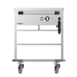 Commercial Heated Bain Marie Trolley PREMIUM – 2.5 kW - 650x1100x840 mm - 4 Castors (2 Braked) - 230V