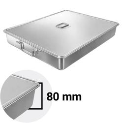 Контейнер для харчових продуктів з кришкою -  60 x 45 x 5 см