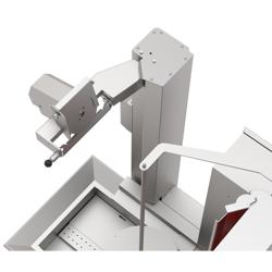 Gáz Automata kebab szeletelő - 5 égő - 13,30 kW - max. 120 kg - Asztali kivitel - tartozékokkal: Dönernyárs, zsírfogó tálca