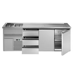 Biertoog Premium PLUS - 2500x700mm - 2 deuren & 3 laden