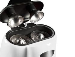 Elektrische Zitruspresse - 570 Watt - mit Presshebel - Weiß (Doppel)