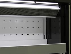 Espositore murale refrigerato - 725 mm - con 2 ripiani