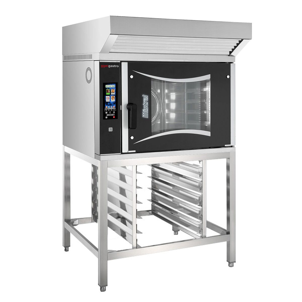 Forno combinato a vapore per panetteria - Touch - 6x EN 600x400 - incl. cappa e sistema di lavaggio