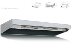 Cappa per forno pizza - 1420x1670x230mm - acciaio inox | senza motore - compatibile con PEZ930 & PDZ930