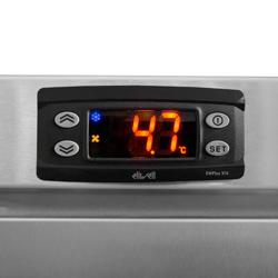 Rvs koelkast ECO - 239l - met 4 roosters