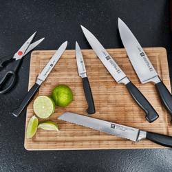 ZWILLING | VIER STERNE SharpBlock - Kendiliğinden bilenen bıçak bloğu - 7 parça - Kahverengi