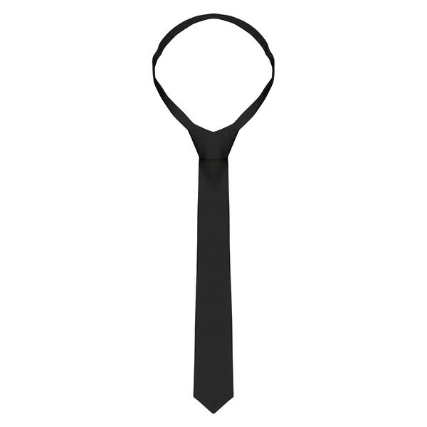 (5 piezas) corbata - 148 x 6,5 cm - negro