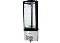 Étagère en verre ronde – compatible avec vitrine panoramique PVNR400R