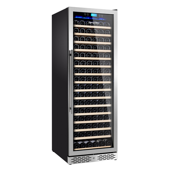 Frigider pentru vinuri - 425 litri - oțel inoxidabil / cu 1 zonă climatică