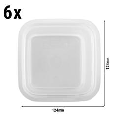 CAMBRO | CAMSQUARES® Fedél FreshPro-hoz - 0,47 literes és 0,9 literes - átlátszó