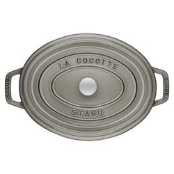 STAUB | LA COCOTTE - طنجرة كوكوت - بيضوية  - 150 مم - حديد زهر - رمادي غرافيت 