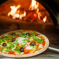 Pizzalapát - Alumínium - forgató - Ø 228 mm - Nyél: alumínium, 170 cm