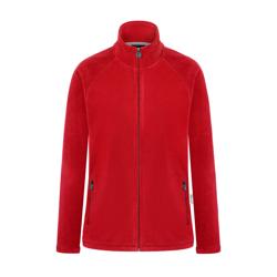 KARLOWSKY | Dames Werkkleding Fleece Jas Warm-Up - Rood - maat: XXL