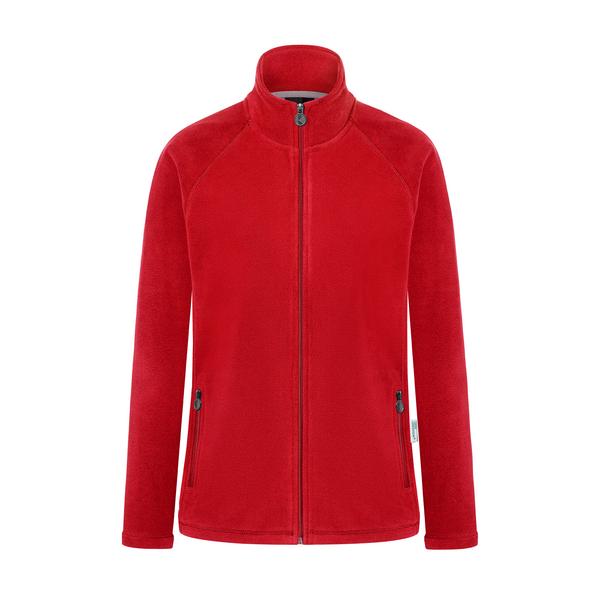 KARLOWSKY | Damen Workwear Fleecejacke Warm-Up - Rot - Größe: L