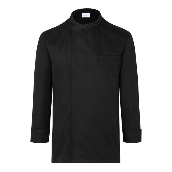 KARLOWSKY | Long Sleeve Chef Jacket – Black - M - Breathable Mesh Back