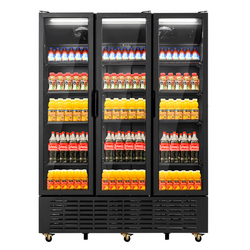 Холодильник для напитков - 1500 Л.- 3 Стекл. двери  - с LED-освещением