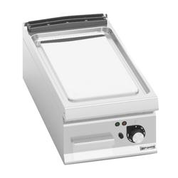 Płyta grillowa elektryczna - 6,6kW - Gładka - Powierzchnia: 400x900mm - nastawna