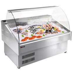 Visvitrine - 1280x880mm - gebogen ruit