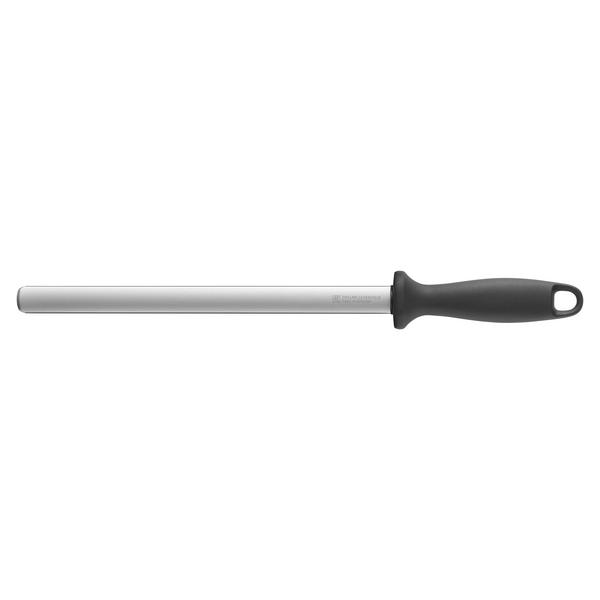 ZWILLING | Knife Sharpening Steel – 260 mm - Diamond‑Coated - Grooved - Ergo Plastic Handle - Oval