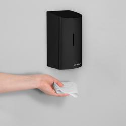 AIR-WOLF | Dozator sredstva za čišćenje WC daske sa senzorom - 500 ml - Plemeniti čelik mat crne boje