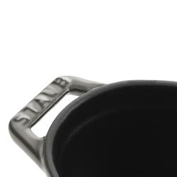 STAUB | LA COCOTTE - Mini kookpot - Ø 110mm - Gietijzer - Grafietgrijs
