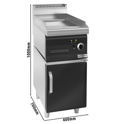 Plaque de cuisson électrique - 3,6 kW - Rainurée - avec sous-structure à 1 porte
