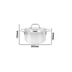 DEMEYERE | APOLLO 7 - Pentola per arrostire con coperchio - Ø 200mm - Acciaio inox