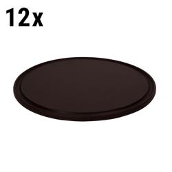 (12 piezas) Plato de polietileno para pizza - Ø 280mm