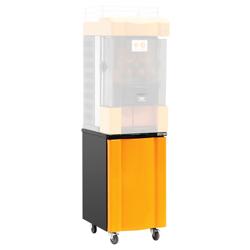 Supporto per spremiagrumi per arance OPE24O - con ruote - 470x578x800mm - arancione - plastica e acciaio verniciato