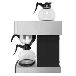 Filterkoffiezetapparaat - 1,8 liter - 2 kW - incl. 2 glazen kannen