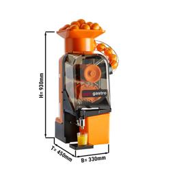 Elektrische Orangenpresse - mit automatischer Fruchtzufuhr & regulierbarem Ablasshahn - Orange