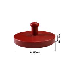 Frikadellen-/ Hamburgerpresse - Kunststoff - groß - Ø 120mm - 6 Löcher - 175 Gramm