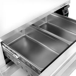 Tiefkühl-/Kühlunterbau-Kombination - 900mm - 2 Schubladen - inkl. Pommeswärmer