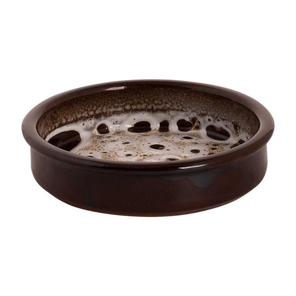 (24 pcs) SABANA - Plat à four - Ø 120mm - Marron / Blanc