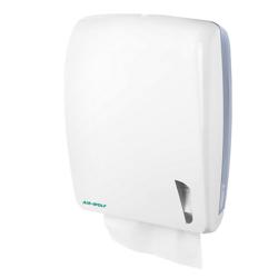 AIR-WOLF | Kağıt havlu dispenseri - 750 havlu için - ABS plastik - Beyaz