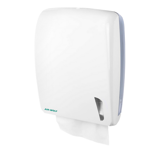 AIR-WOLF | Handdoekdispenser - voor 750 handdoeken - ABS kunststof - Wit