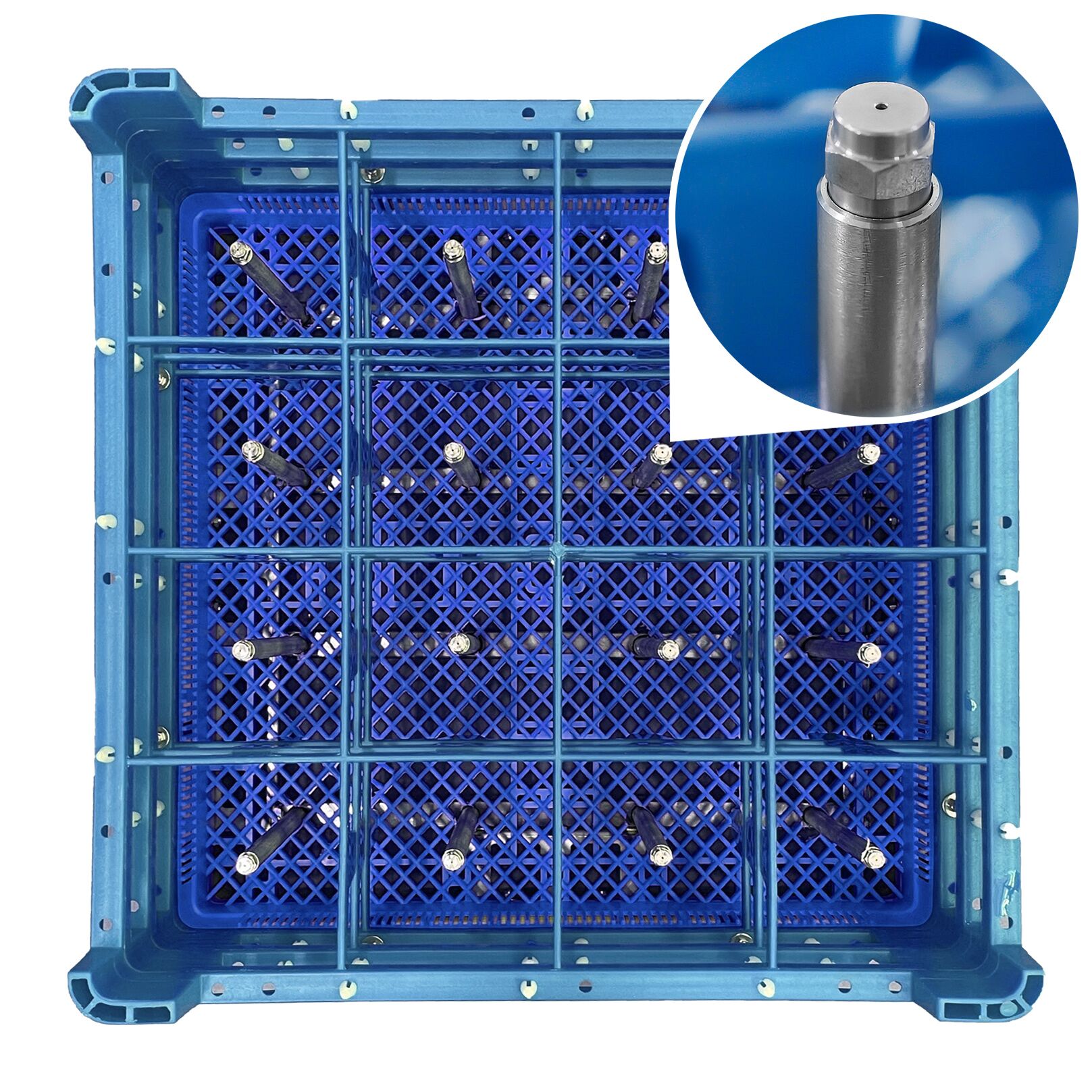 Lave-vaisselle professionnel - Panier 50x50cm - Commandes électroniques - 7,45kW - avec pompes doseuses détergent et liquide de rinçage