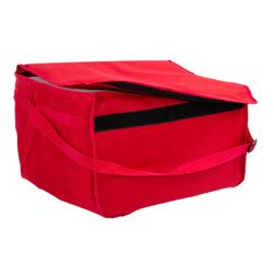 Pizzatas / Geïsoleerde tas - voor 8 familie pizza's - 60x40cm - Rood
