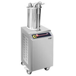 Hydraulische worstvuller - 26 liter - 1,1 kW - Roestvrij staal