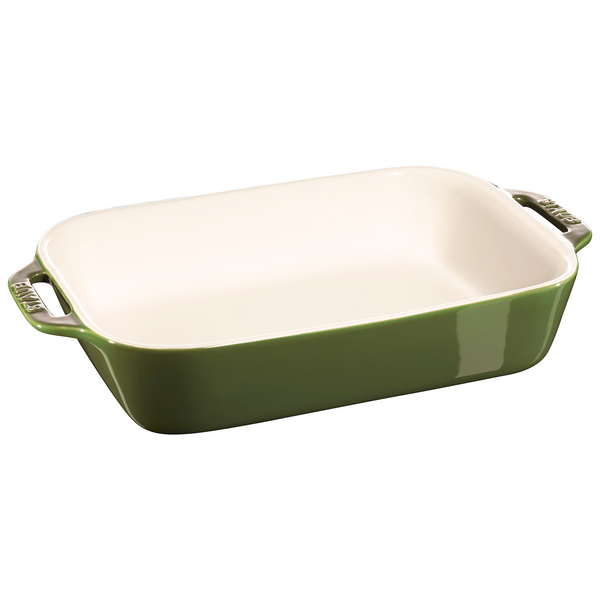 STAUB | CERAMIQUE - Форма для запікання - 270x200 мм - Керамічна - Зелений базилік