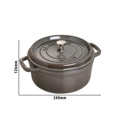 STAUB | LA COCOTTE - Коктейл - Ø 180 мм - Чугун - Графитно сив