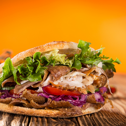 Dönergrill 4 rezsóspirál/ maximum 60 kg