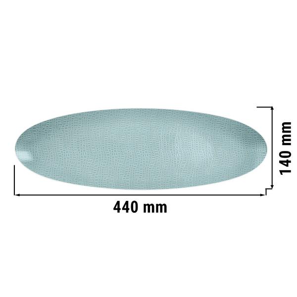 (2 stuks) SELTMANN WEIDEN | Coup bord - 440x140mm - Turquoise