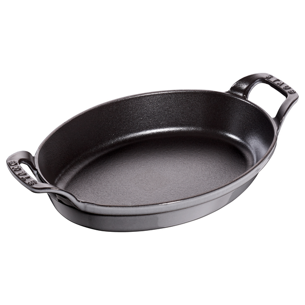 STAUB | SPECIALITIES - Форма для духовки - овальная - 240 мм - Чугунная - Серый графит