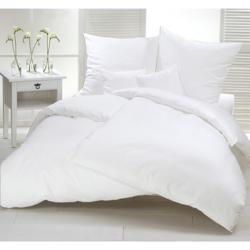 (10 piezas) Funda nórdica de damasco Linz - 80 x 80 cm - blanco