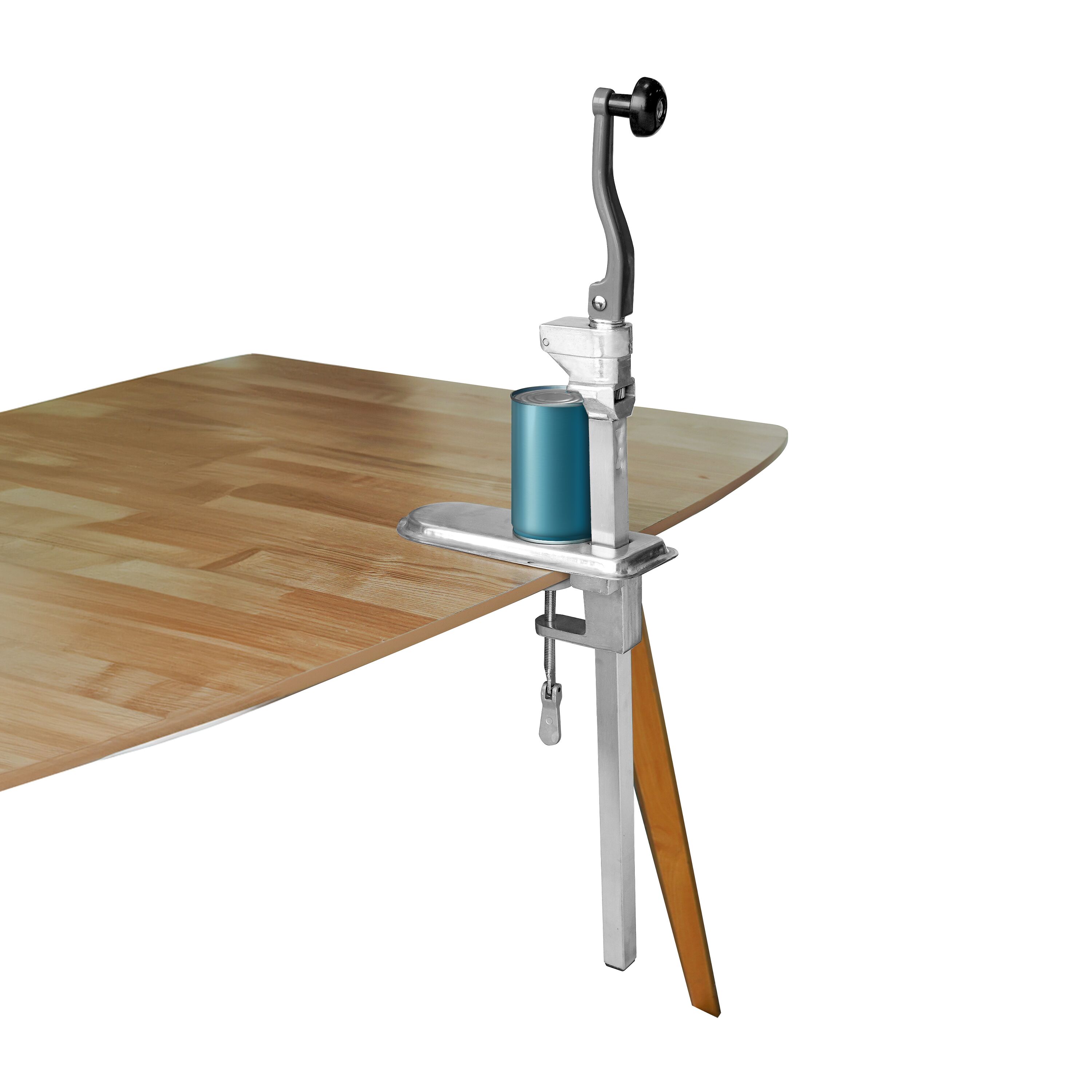 Ouvre-boîtes manuel professionnel de table - Longueur de tige : 480mm - acier inoxydable
