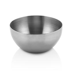 (3 pieces) Silver Line | Snack bowls – Uncoated stainless steel - Buffet & dip - For mixed snacks